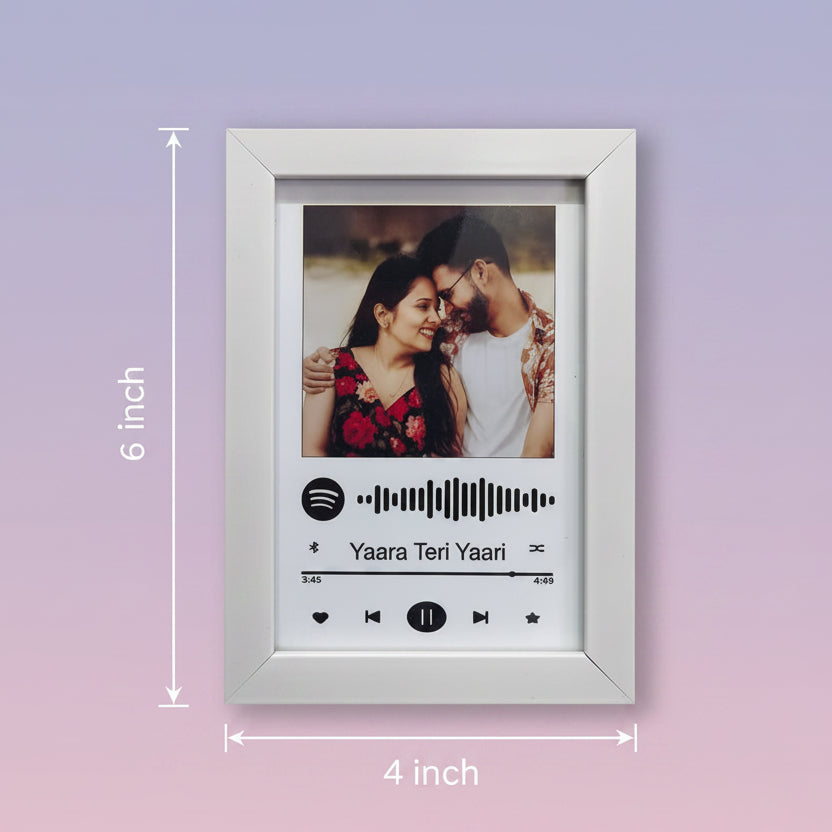 6 X 4 WHITE PHOTO FRAME