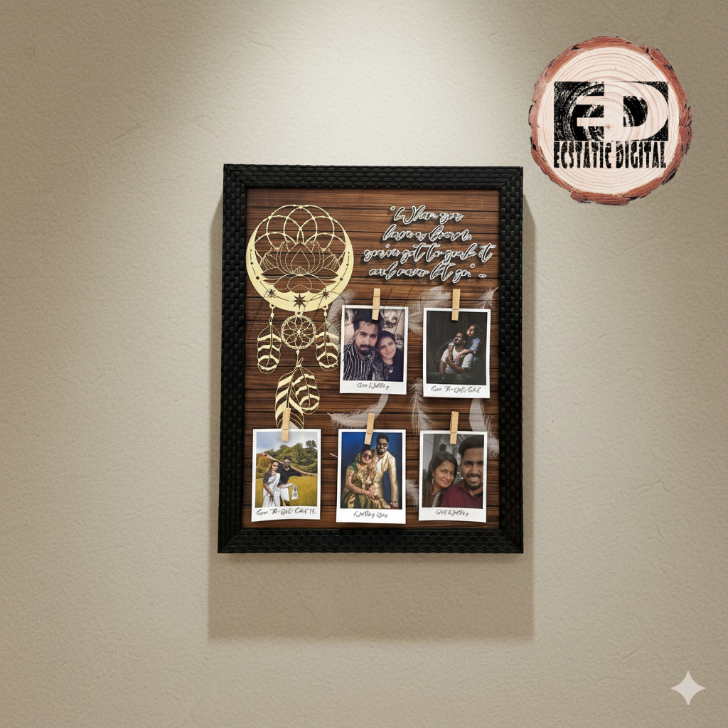 Poloroid Clip Photo Frame