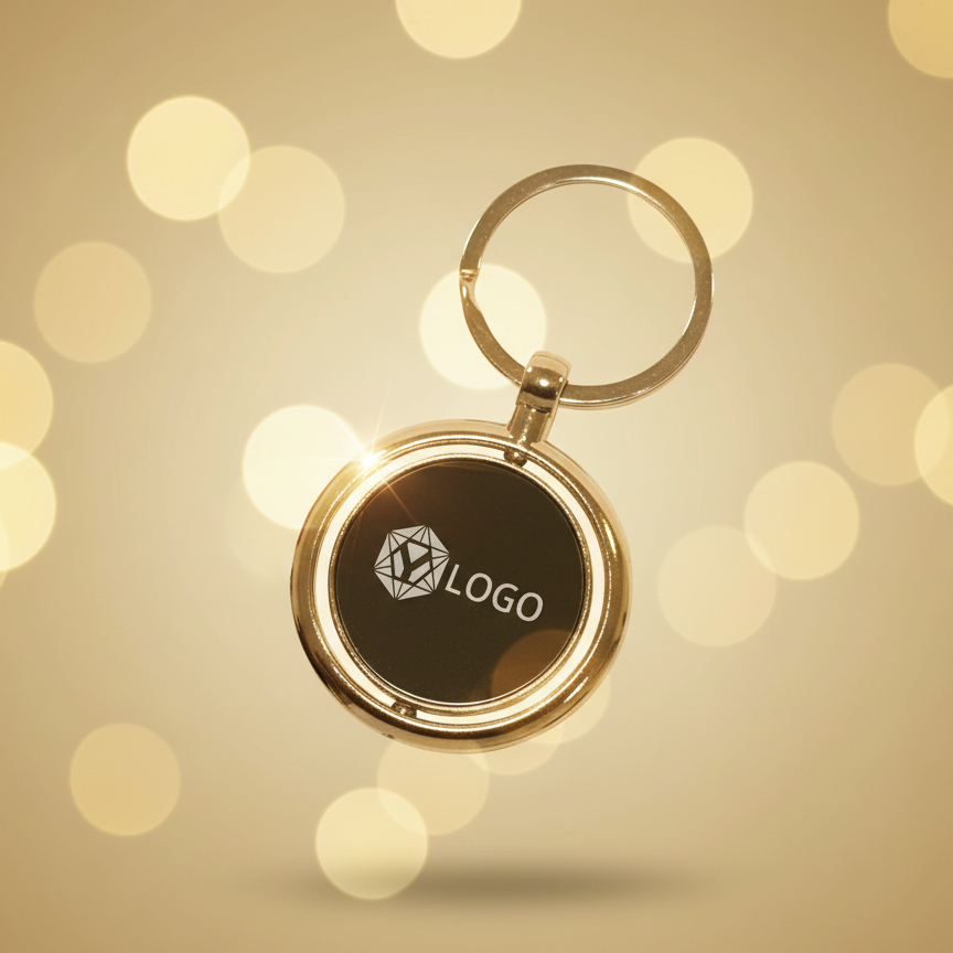 Revolving Metal Keychain