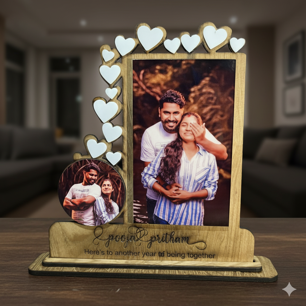 Two pic vineer frame