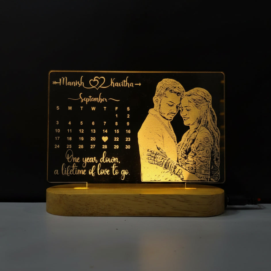 SPECIAL DATE ACRYLIC LED LAMP