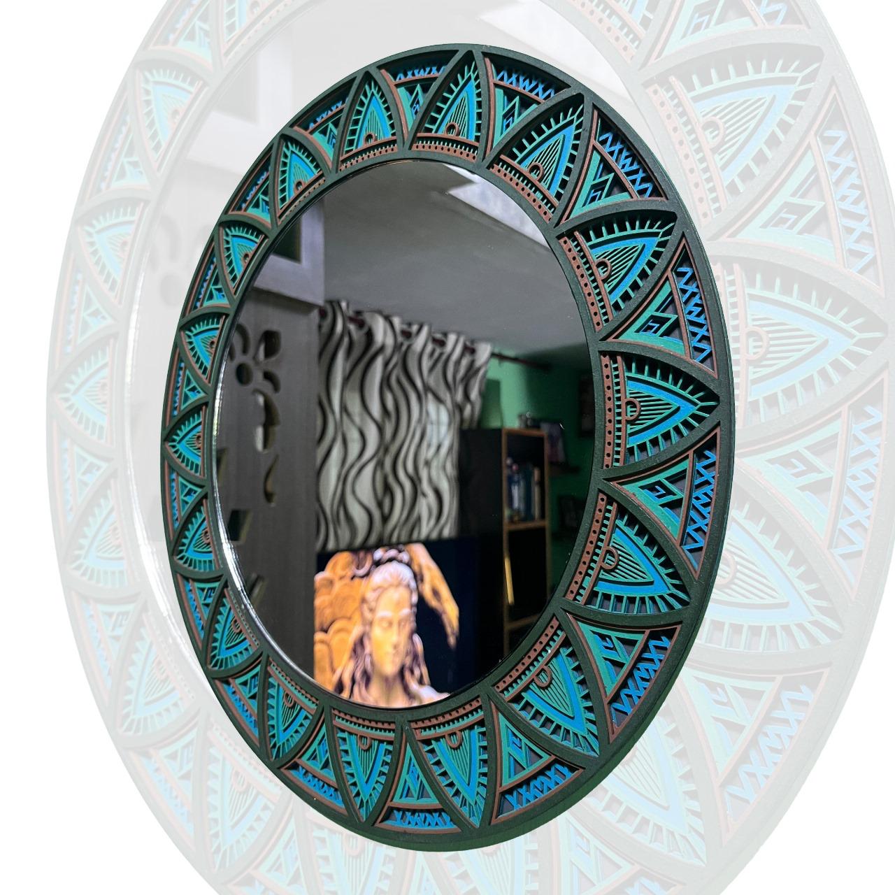 Multi Layer Round Mirror