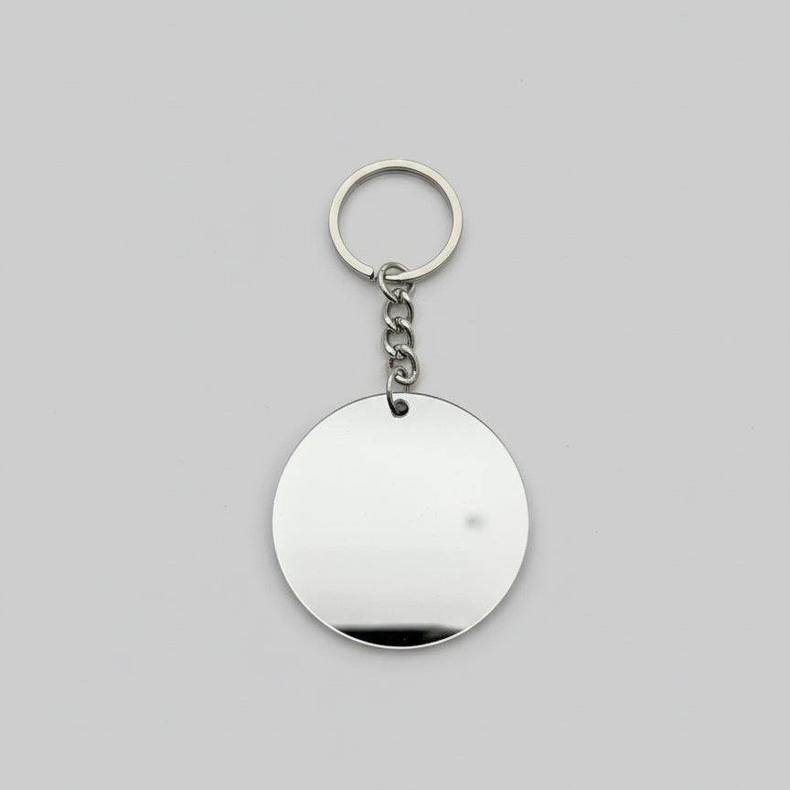 Photo Mirror Keychain