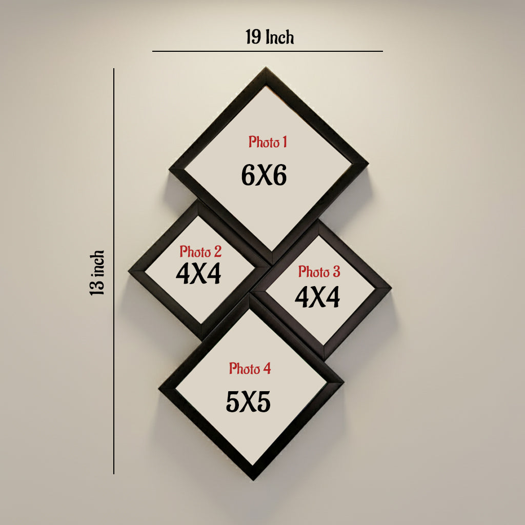 Four Picture Vertical Collage Frame