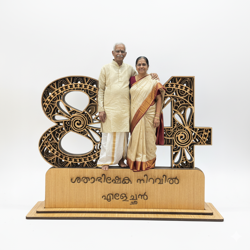 Numeric Mandala frame