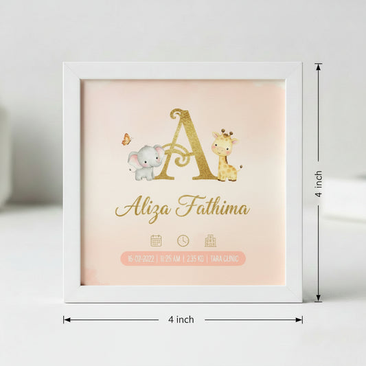 4 X 4 WHITE PHOTO FRAME