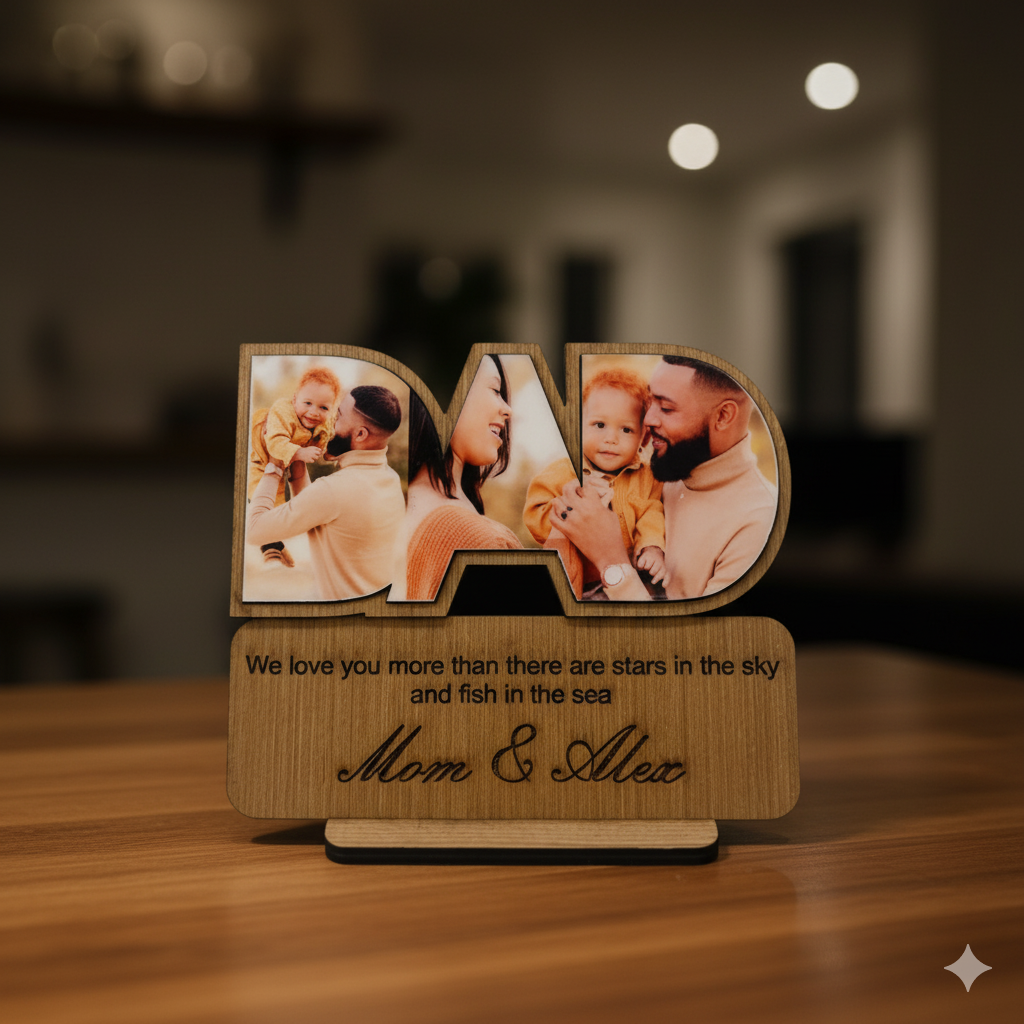 DAD photo frame