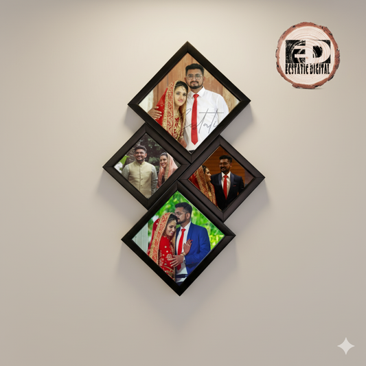 Four Picture Vertical Collage Frame