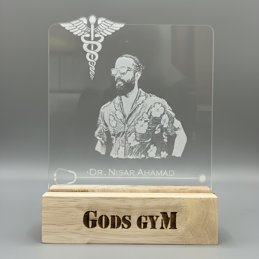 Acrylic Dr. LED lamp