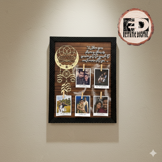 Poloroid Clip Photo Frame