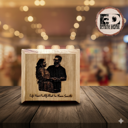 Wood engraving square