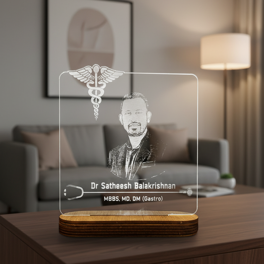 Acrylic Dr. LED lamp