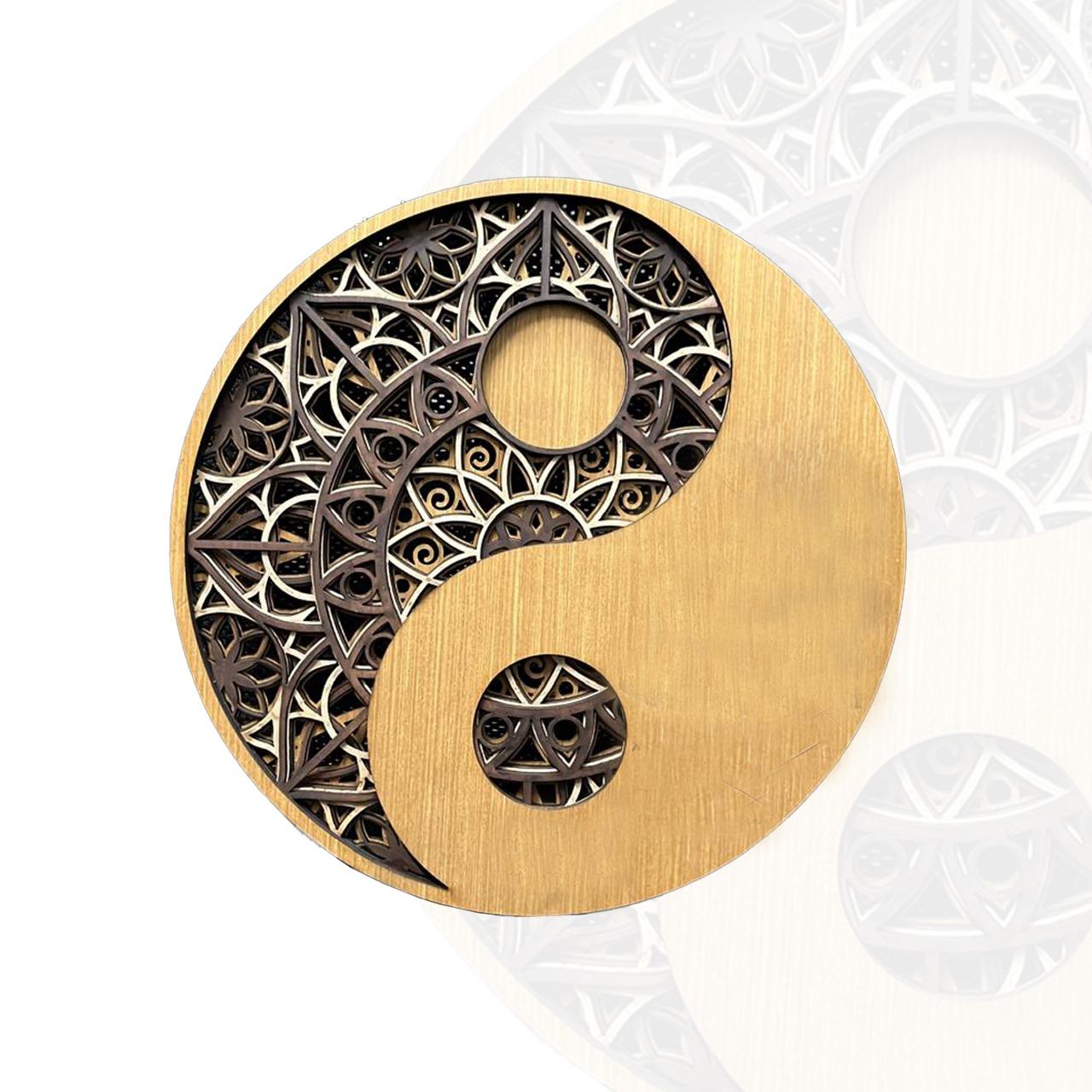 Yin-Yang Mandala Art