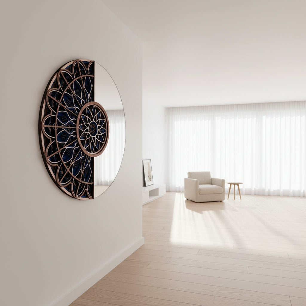 Multi Layer Mandala Half mirror