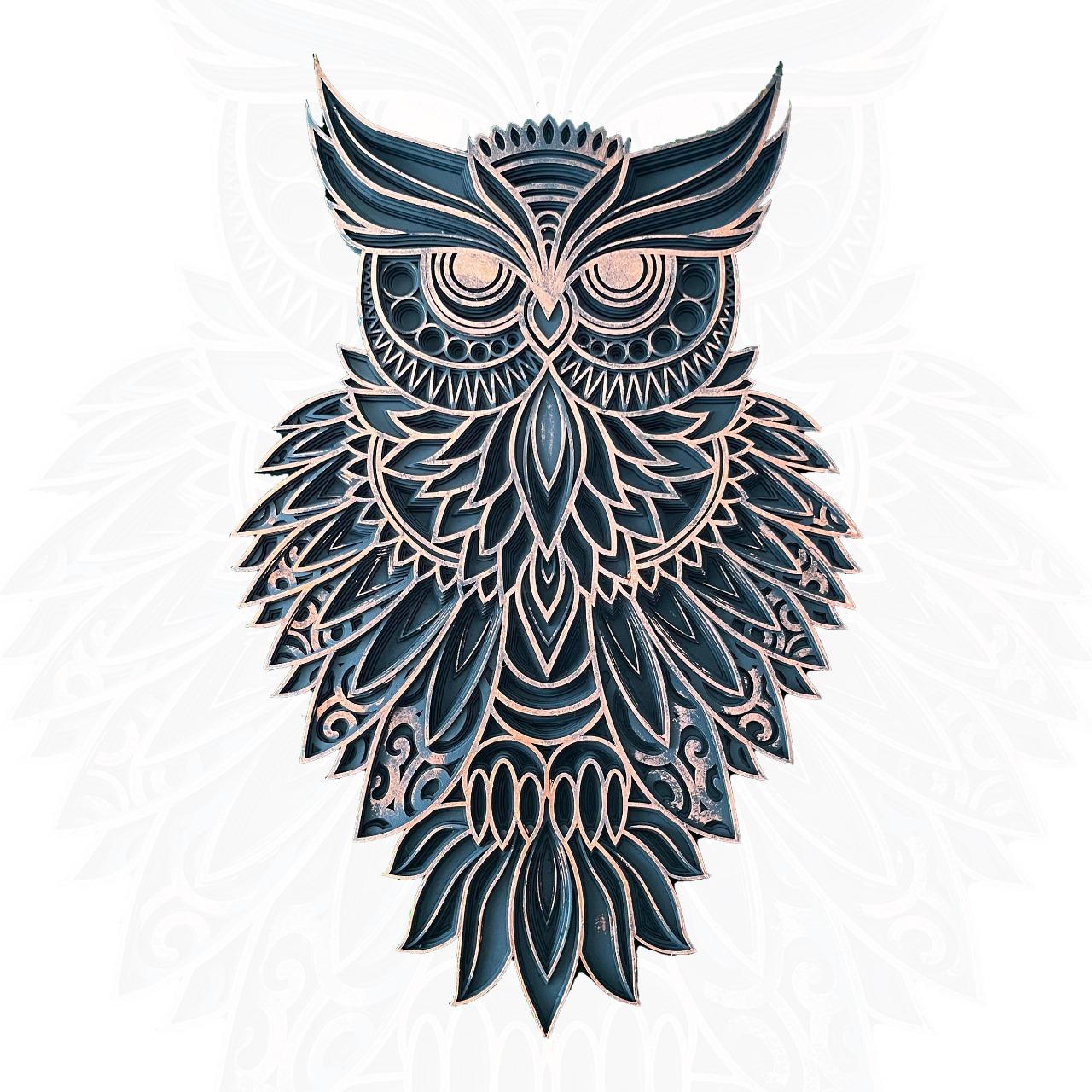 Mandala  Owl